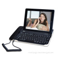 Bluetooth Wireless Keyboard with Skype Telephone Case for iPad2/3 for iPhone4g 4s 5